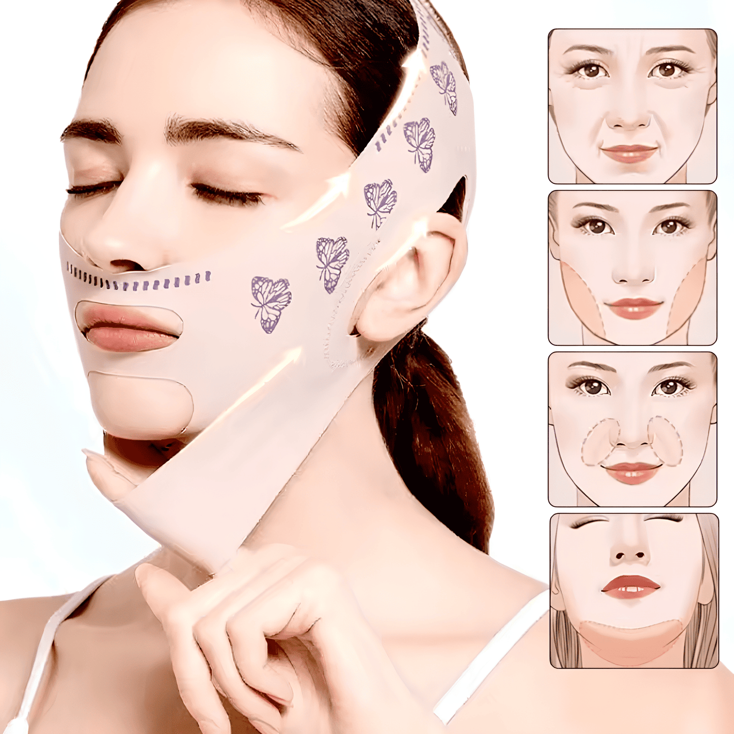 Mascarilla Facial – Reduce Papada y Suaviza Arrugas