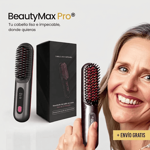 Cepillo Alisador Portátil BeautyMax Pro
