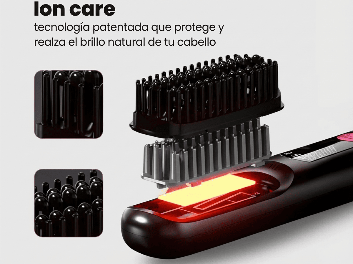 Cepillo Alisador Portátil BeautyMax Pro